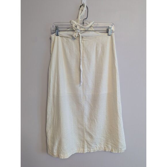 WeWoreWhat Cutout Waist Linen Blend Midi Skirt size XS - Picture 7 of 10